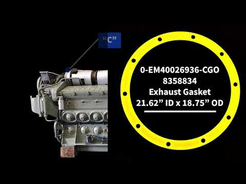 MPRCseals com Exhaust Gasket Item & Location Chart